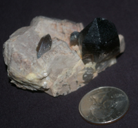smoky smoky quartz, microcline